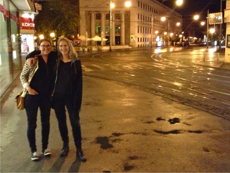Andi Winnette (McSweeney's) & Miriam Toews in Zagreb